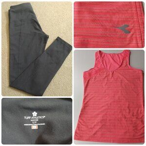 Diadora Tank Top With Tuff Pants, Small Set, Like New